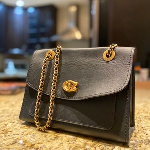 Gold Chain Coach Purse
